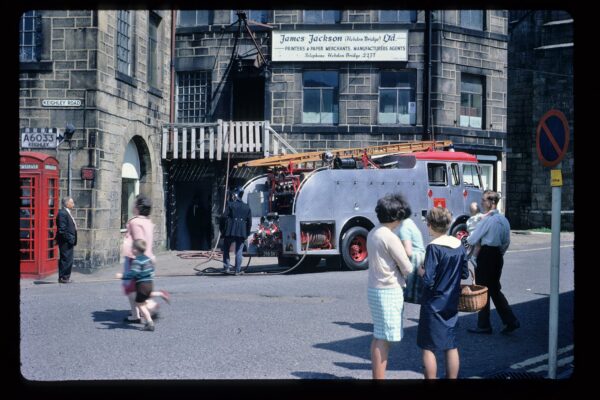 Bridge Mill, Hebden Bridge. This photo was taken in the 1960s by William Edmondson and was donated by his family.