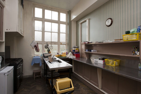 Mytholmroyd Methodist Church. The kitchen