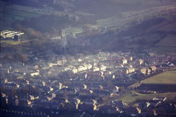 A view of Mytholmroyd from Height Road