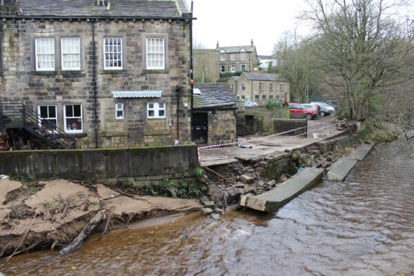 Damage to flood defences