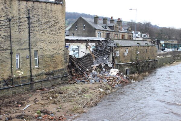 Whitesands Travel collapsed during flood