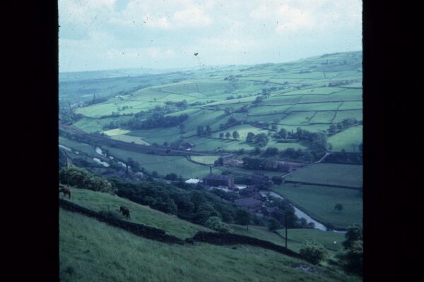 View of Brearley, from Height Road, Midgley