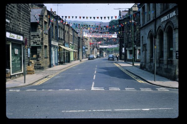 View looking along Crown Street, Hebden Bridge