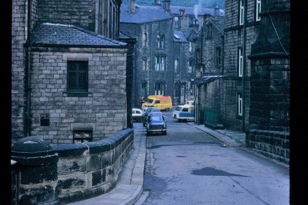 View along Hebble End, Hebden Bridge