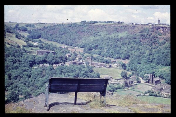 A seat at Horsehold, Hebden Bridge