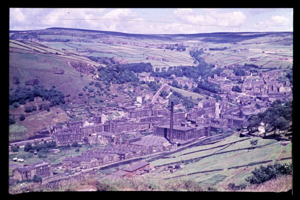 Bridge Lanes, Hebden Bridge, from Horsehold