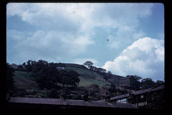 A view looking up Heptonstall hillside