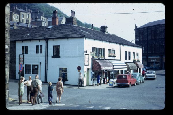 A view of shops in St Georges Square.