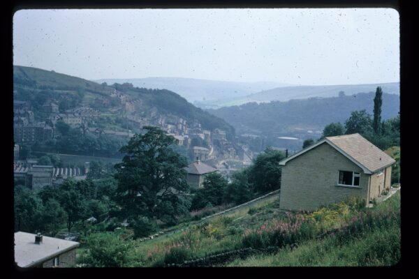 A view from Heptonstall Road. This photo was taken in the 1960s by William Edmondson and was donated by his family.
