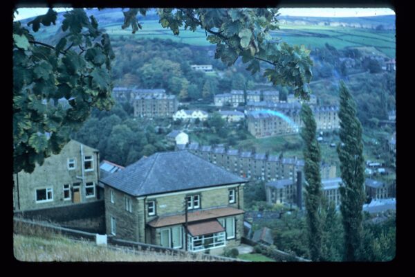 A view from Heptonstall Road. This photo was taken in the 1960s by William Edmondson and was donated by his family.