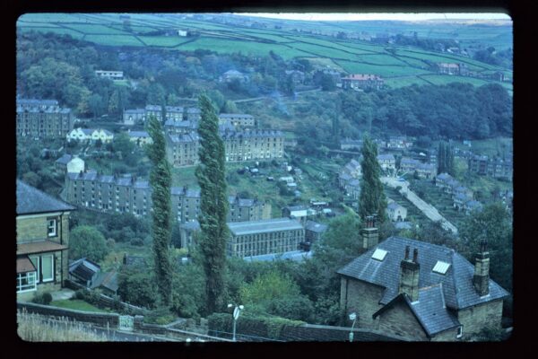 A view from Heptonstall Road. This photo was taken in the 1960s by William Edmondson and was donated by his family.