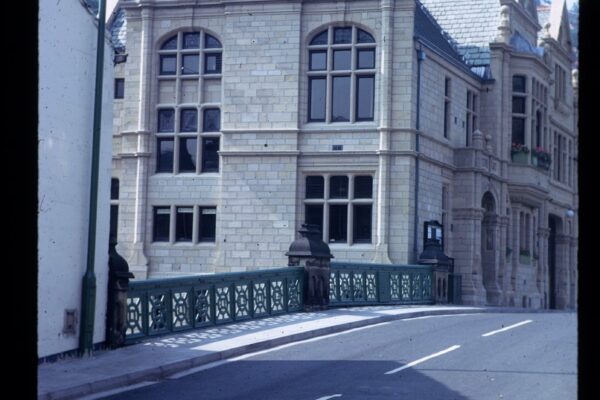 Hebden Bridge Council Offices at St Georges Street. This photo was taken in the 1960s by William Edmondson and was donated by his family.