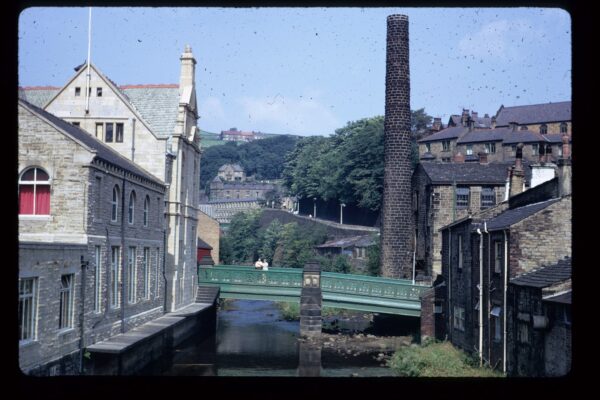 A view of St Georges Bridge. This photo was taken in the 1960s by William Edmondson and was donated by his family.